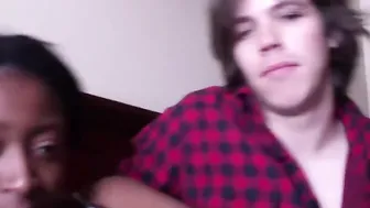 Dark Bae Sucking Off Light Penis