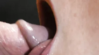 Gorgeous close head by babysitter2 cum swallows