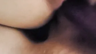 Double stuff my 18 yo mistress with huge penis  dildo till cummed