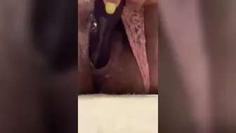 Fucking my cunt until it’s nice  creamy
