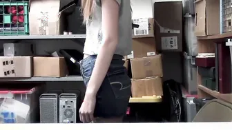 Small Eighteen (Ava Parker) Caught Stealing Sucks LP Officer
