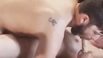 BI SEXUAL FANTASIES He BLOWS and FUCKS COCK while making me SQUIRT
