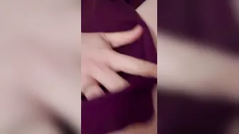 Drinking my titty milk