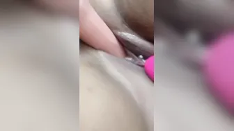 Breaking inside my new red dress