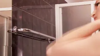 Dominatrix watches slave before pegging into filthy 3 way