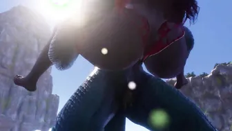 Furry Lizardman loving present