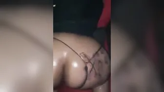 Adorable redbone swallows and ejaculates on my penis