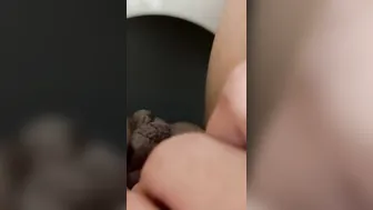 Peeing while I masturbate and squirting at the end