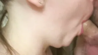 SLOBBY DEEP HEAD ROUGH SEX SWALLOWING CUM