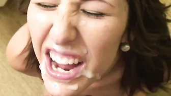Teen POV Facial Marathon #2 - Overwhelming Amounts Of Semen