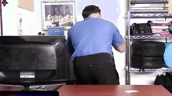 ThickerThanYourAverageTeen" - Police Officer Fucks A Black Teen In Public To Pay For Shopping Theft