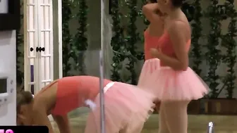 Goddess Ballerinas Getting Dirty On Dance Studio
