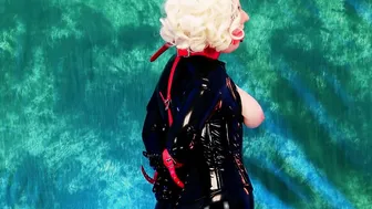 Fetish Gag milf into Pvc FREE porn sex tape