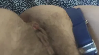 Pegging his butt