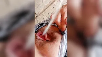 chick Pee outside four