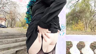 Inside Me porn video – First Time inside Outdoors with Lush Lovense two