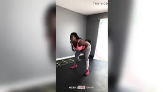 Long Butt Thick African Cousin not camera shy (two)