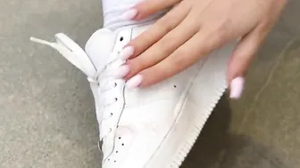 Teenage Foot Fetish - Dirty Talking Tease Gives Her Dad A Toe Job