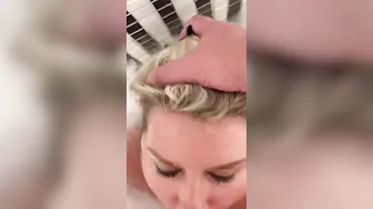 Me blowing penis