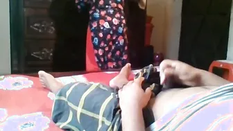 FLASHING PENIS ON MY MAID three