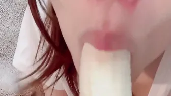 【音注意】唾液たっぷりジュポジュポフェラ❤️【Sound alert】A fellatio with plenty of saliva침이 듬뿍 펠라