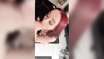 Slutty wifey dresses up and blows off hubby
