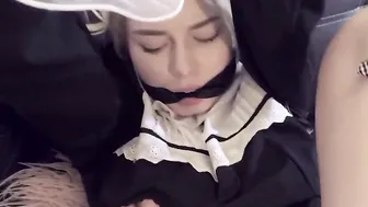 Blonde Cosplay Teenie Spy missionary with Shibari Fetish Rope Mimi Cica Trailer#3