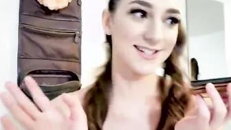 Tall beauty calls friend over for anal quickie