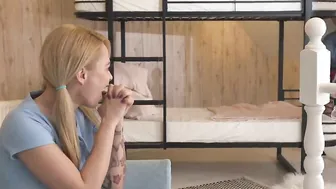 Fake Hostel - Mormon chick with gigantic breasts give inside