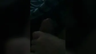 Step milf hand slip in step son dick making him cum on her hands