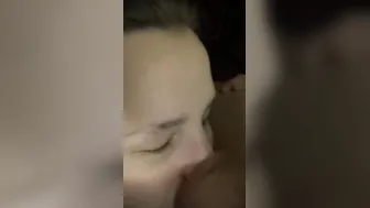 Short ninja bimbos dances then getting cumshot on