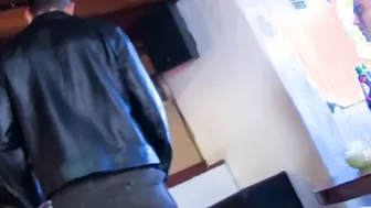 Banged piece by 2 rough dicks face cunt and butt
