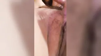 Oriental old escort fingers vagina until squirts all over hand