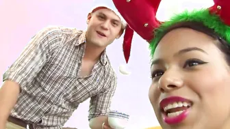 MAMACITAZ - (Andrea Flores Pedro Nel) - Hispanic Beauty Cheats With Neighbors On Christmas Eve