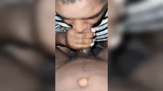 Gets blowjob from a goddess MILF