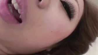 Uncensored Japanese big tit amateur bj and raw sex