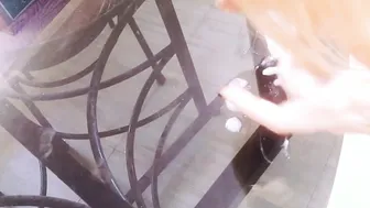 hot Amateur Licking Cum From Dinning Table Glass