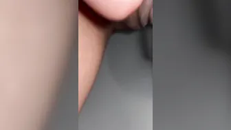 Close up of my twat while I masturbate and peeing