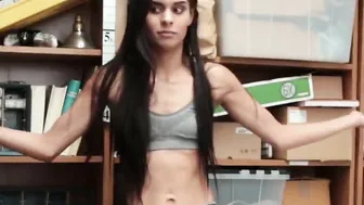 Sexsual Eighteen Caught Shoplifting and Pounded By Santa