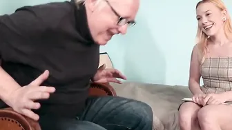 Grandpa getting blown like a expert