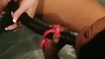 Big Titted Lesbians Fucking Into The Swimming Pool