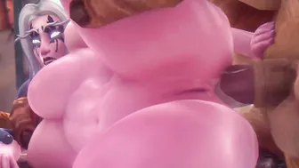 Warcraft Tauren anal pounded huge butt night elf - (noname55)