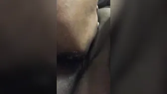Daddy eatin my twat