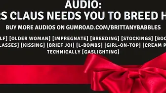 Audio: Mrs Claus Needs You To Breed Her