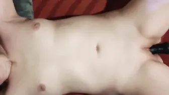 Cougar Unwind with sex toy inside snatch