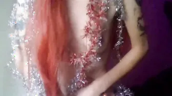 Milf Christmas Gift Masturbating Leaking Vagina