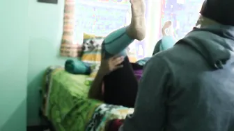 Insane stinky toes smelling interrogation