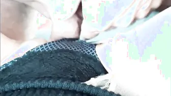Impatiently tearing stockings to pounded her ending with big jizzed