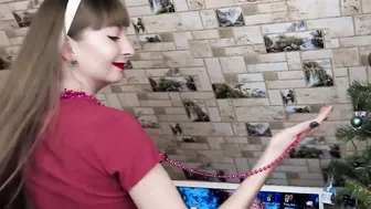 Bombshell sluts Masturbate and Rough Doggy Sex under the Christmas Tree