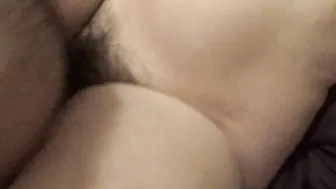 Private point of view missionary cumshot after doggy with goddess bushy pawg inkd wifey